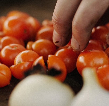 Massimo Mele's Ox Heart Tomato Salad with Stracciatella Cheese