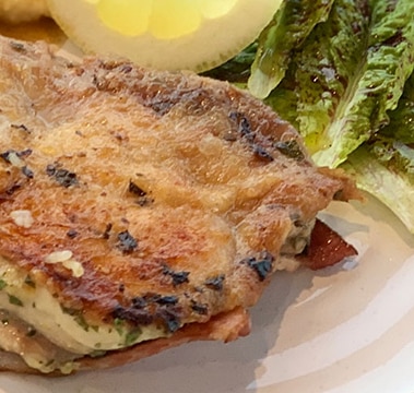 Chicken saltimbocca, by Massimo Mele