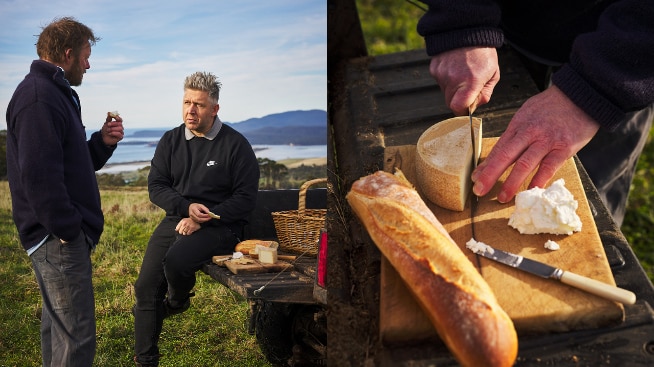 Tasmanian goat cheese