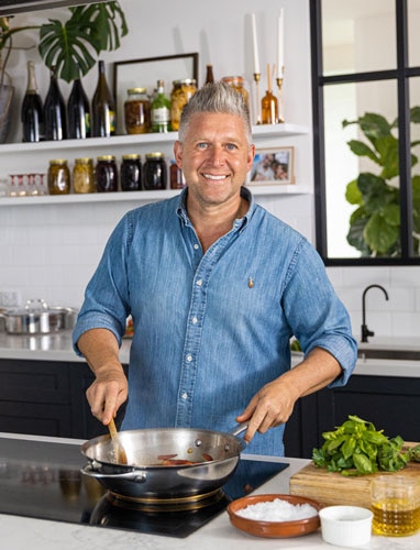 Meal Prepping on Electrolux Cooktop by Massimo