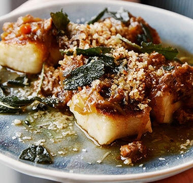 Massimo Mele’s Gnocchi with Slow Cooked Pork Rind