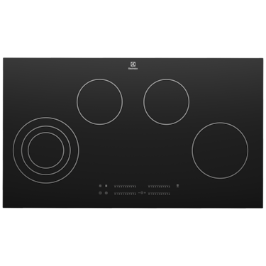 90cm UltimateTaste 300 4 zone ceramic cooktop