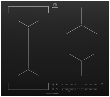 60cm UltimateTaste 700 4 zone induction cooktop