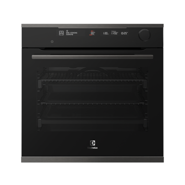 60cm dark multifunction steam &amp; pyrolytic oven