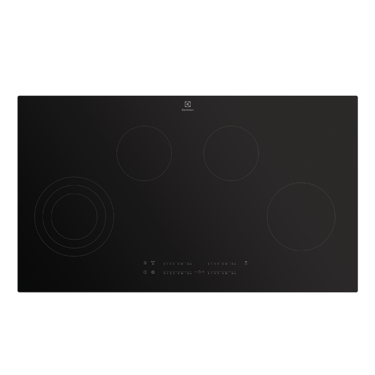 90cm 4 zone ceramic cooktop