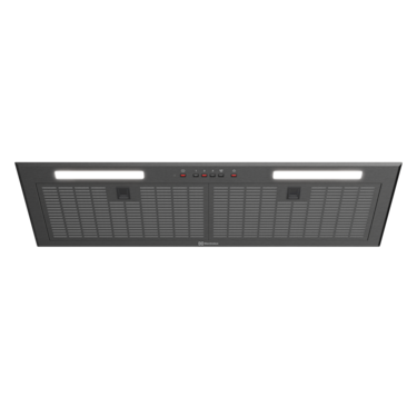 86cm UltimateTaste 700 Integrated Rangehood, dark stainless