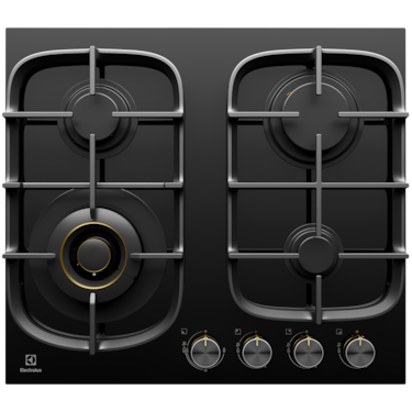 60cm UltimateTaste 500 4 burner gas cooktop